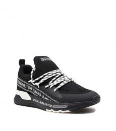 Versace Jeans Couture Black Logo Tape Sneakers