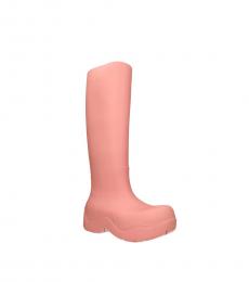 Bottega Veneta Pink Rubber Boots