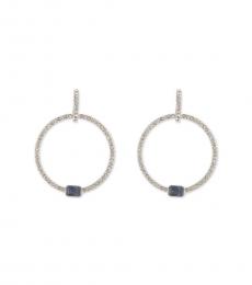 Ralph Lauren Silver Pave Crystal Earrings