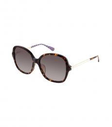 Kate Spade Brown Gradient Butterfly Sunglasses