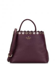 Kate Spade Deep Plum Paloma Road Small Satchel