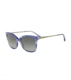 Giorgio Armani Striped Violet Modish Sunglasses