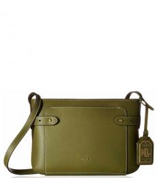 Ralph Lauren Olive The Harper Medium Crossbody
