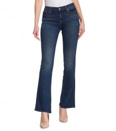 7 For All Mankind Dark Blue Kimmie Bootcut Jeans