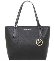 Michael Kors Black Kimberly Bonded Large Tote
