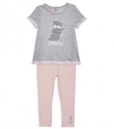 Juicy Couture 2 Piece T-Shirt/Leggings Set (Baby Girls)