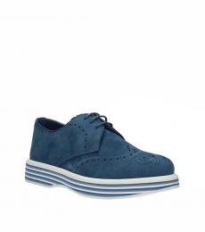 Church's Blue Suede Lace Ups