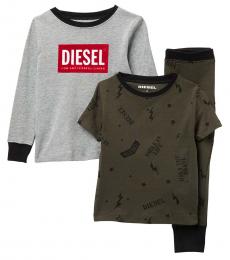 Diesel 3 Piece T-Shirts/Pants Set (Little Girls)