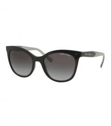 Armani Exchange Black-Grey Gradient Sunglasses