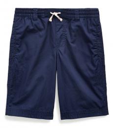 Ralph Lauren Boys Newport Navy Twill Drawstring Shorts