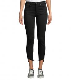 7 For All Mankind Black Gwenevere High-Waist Jeans