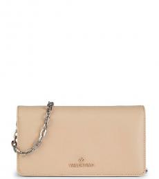 Mario Valentino Rose Sam Palmellato Chain Mini Crossbody