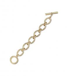 Ralph Lauren Golden Oval Link Toggle Bracelet