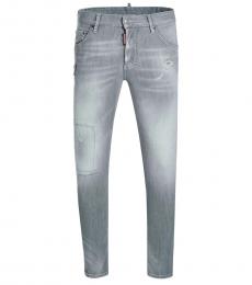 Dsquared2 Light Grey Skinny Fit Jeans