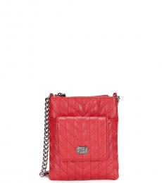 Red Kosette Quilted Mini Crossbody Bag