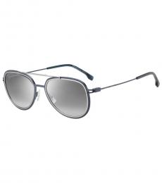 Hugo Boss Dark Grey Aviator Sunglasses