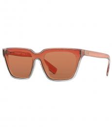 Peach Cat Eye Sunglasses