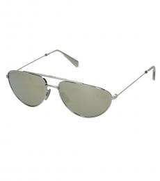Silver Geometrical Sunglasses