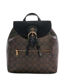 Coach Dark Brown Kleo Small Backpack