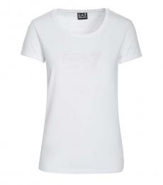 Emporio Armani White Logo T-Shirt