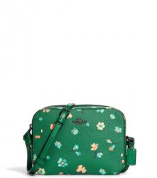 Coach Dark Green Camera Mini Crossbody Bag