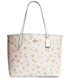 Coach White City Large Tote