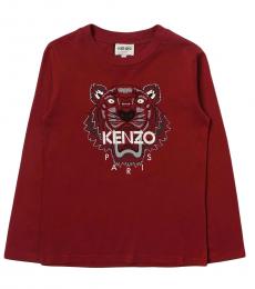 Kenzo Boys Cherry Logo T-Shirt