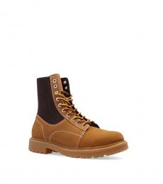 Diesel Brown D-Alabhama Combat Boots