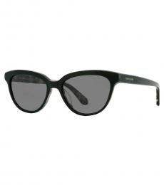 Kate Spade Black Polarized Grey Cat Eye Sunglasses