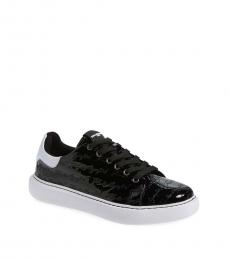 Karl Lagerfeld Black Logo Low Top Sneakers