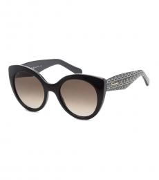 Ferragamo Black Butterfly Sunglasses