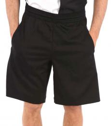 Neil Barrett Black Drawstring City Shorts