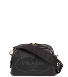 Prada Black Logo Small Crossbody Bag