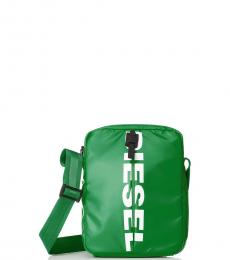 Diesel Light Green F-Bold Medium Crossbody Bag