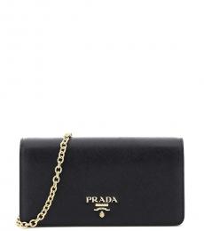 Prada Black Logo Mini Shoulder Bag