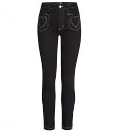 Love Moschino Black Heart Detail Jeans