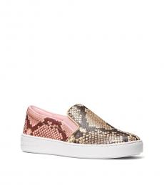 Michael Kors Shell Pink Keaton Slip-On Sneakers