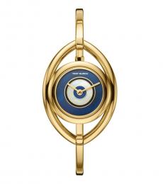 Tory Burch Gold Navy Evil Eye Sophisticated Watch