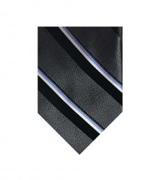 Black Striped Groovy Tie