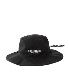 True Religion Black Bucket Hat