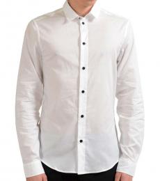 White Long Sleeve Casual Shirt