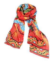 Valentino Garavani Multi color Volcano Print Scarf