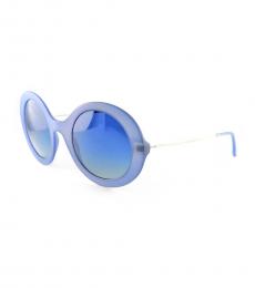 Giorgio Armani Matte Blue Gradient Sunglasses