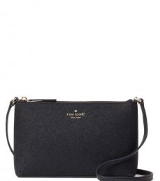 Kate Spade Black Joeley Glitter Small Crossbody