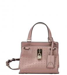 Valentino Garavani Pink Padlock Small Satchel