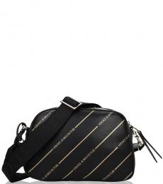 Versace Jeans Black Signature Large Crossbody