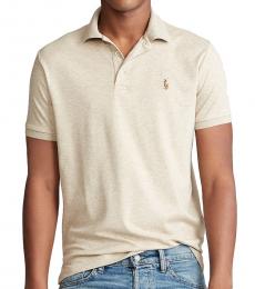 Ralph Lauren Tuscan Beige Custom Slim Fit Polo