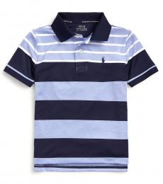 Ralph Lauren Little Boys Cobalt Performance Lisle Polo