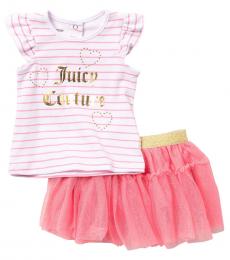 Juicy Couture 2 Piece Top/Skirt Set (Baby Girls)