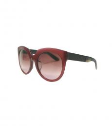 Bottega Veneta Plum Square Oversized Sunglasses